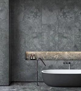 Azulejos de losa de mármol negro <span class=keywords><strong>Ritz</strong></span> Grey Argos para decoración de pared Interior de suelo de encimera - Product Image 4