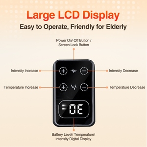 Masajeador Eléctrico Inalámbrico para Rodilla 2025, 3 Vibraciones, 5 Niveles de Calor, Masaje Térmico para Hombro y Codo, Soporte para Rodilla, Articulación - Product Image 6