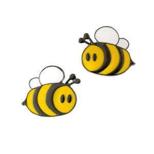 Vente en gros, broche personnalisée, épingle de revers, badge en métal, <span class=keywords><strong>animal</strong></span> mignon, miel, émail abeille, épingle pour chapeau - Product Image 1
