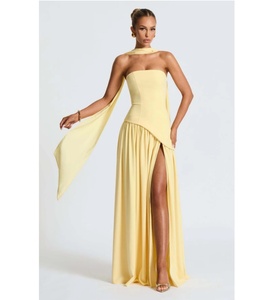 Wholesale Halter Yellow Prom Dress Plus Size Options Available | Alibaba.com