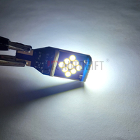 Lampe LED T15 W16W pour feux arrière, stop et clignotants, 3030 24SMD Canbus sans erreur, état neuf, lumière de recul pour voiture W6W