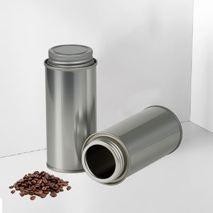 Металлический чай, кофейный порошок, упаковка для специй, пустая круглая жестяная коробка для специй с крышкой, жестяная банка от производителя - Product Image 3