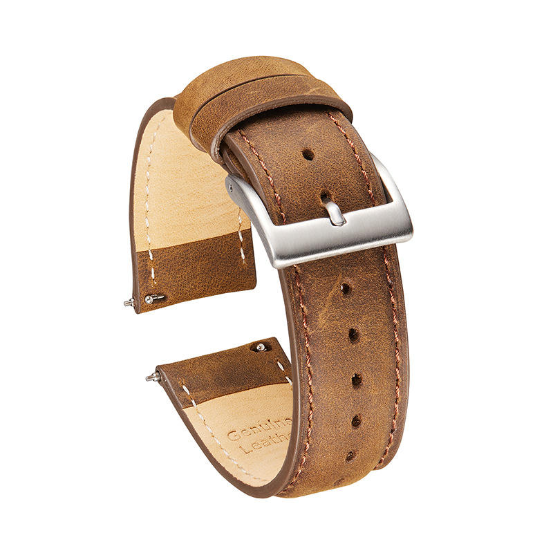 Brown + Brown thread + black buckle