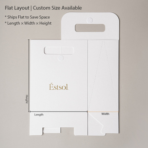 <span class=keywords><strong>Sacchetti</strong></span> di <span class=keywords><strong>Carta</strong></span> con Manico Colorato e Logo Personalizzato Estsol per Confezioni Regalo di Gioielli Premium - Product Image 6