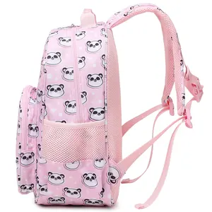 Kid cartoon zaino panda school bags for girls zaino pink mochilas school bag zaino kids 2023 school bags