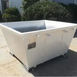 Hot Sale Dumpster Container 2 Yard Industrial Skip Bin Hook Type Waste Skip Container