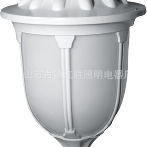 Lámparas de Poste con Cuerpo de Aluminio y Pantalla de Vidrio, Luminaria de Exterior de Tamaño Mediano - Product Image 3