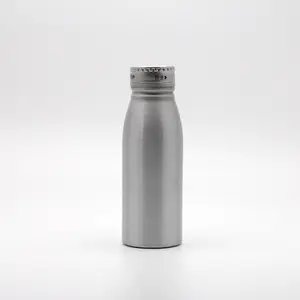 BPAフリー内部コーティング卸売空12オンスボトル飲料キャップ付き金属ボトル飲料包装