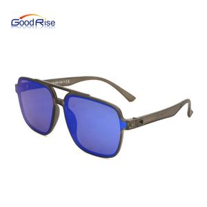 Lunettes de soleil unisexes punk européennes et américaines, verres et monture en PC UV400, couleurs personnalisées, tendance 2024 - Product Image 2