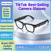 Lunettes Intelligentes IA avec Caméra, Assistant de Traduction, Reconnaissance d'Objets, Enregistrement d'Appels Vocaux pour Voyages d'Affaires