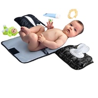 Nouveau Sac à Langer de Luxe en Tissu pour Bébé, Sac à Couches Humides, Matelas à Langer pour Bébé