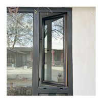 Fenêtres à battants en aluminium-bois composite à rupture de pont thermique et insonorisées pour projets de rénovation de villas et d'hôtels en extérieur