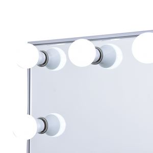 Элитный дизайнерский туалетный столик OEM с подсветкой, из экологичного стекла и хрусталя, настенный, традиционный, для спальни и ванной, с ящиками для макияжа, из МДФ - Product Image 6