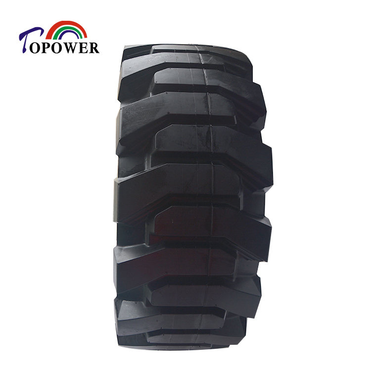 High-Strength Solid Tire 36x14-24 Cut-Resistant Industrial Tyre for Loader Telehandler and Yard Equipment