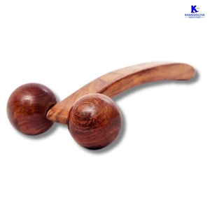 ลูกกลิ้งนวดหลังและกระดูกสันหลัง K-Star K121F แบบไม้ 2 ล้อ สำหรับนวดกดจุดและบรรเทาอาการปวดหลัง - Product Image 1