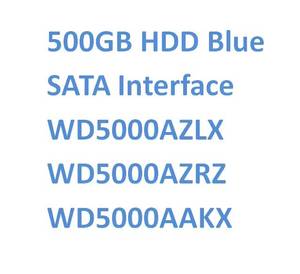 ฮาร์ดดิสก์เดสก์ท็อป WD5000AAKX ของแท้ใหม่ ความจุ 500GB ความเร็ว 5400 RPM SATA 6 Gb/s แคช 16MB ขนาด 3.5 นิ้ว รุ่น WD5000AZRZ WD5000AZLX HDD - Product Image 2