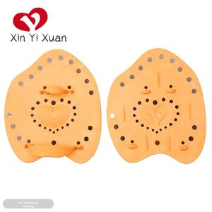 Palmes de natation en silicone bleu, palmes de plongée pour la plongée en apnée, pour enfants et adultes - Product Image 2