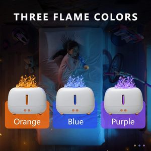 Humidificateur ultrasonique à effet de flamme de 300 ml avec veilleuse et LED RVB, sans fil, contrôlé par application, pour voiture, extérieur, maison et camping-car - Product Image 3