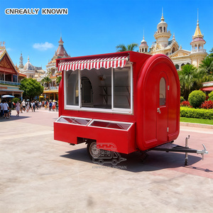 OEM Vending Truck Noodle Sushi Concession Coffee Bar Cart With Kitchen Bbq Trailer Mobile Food Car For Sale - Product Image 4