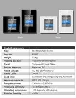 Nouvel interrupteur intelligent Matter Lanbon L8, produits d'automatisation de la maison intelligente, interrupteur d'éclairage 1, 2 ou 3 voies, Wifi Tuya Smart Life Alexa