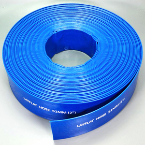 Manguera Plana de PVC Duradera para Riego y Drenaje, Ligera, Flexible, de Alto <span class=keywords><strong>Flujo</strong></span> y Alta Presión, Ecológica, con Certificación CE e ISO, Conector Camlock - Product Image 6