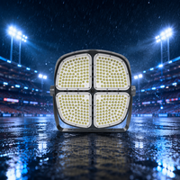 Projecteur de stade LED OUTLUX E030 600W IP66 étanche en aluminium haute luminosité avec température de couleur 6500K, certifié AC RoHS, garantie 5 ans