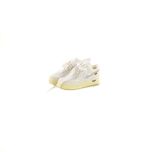Molde 3D para zapatos AJ, serie <span class=keywords><strong>Air</strong></span> <span class=keywords><strong>Force</strong></span> <span class=keywords><strong>1</strong></span>, llavero decorativo de zapatos nude aleatorios, figura de caja ciega, par. - Product Image 3