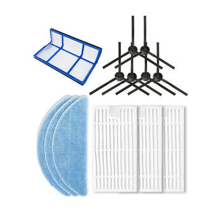 Pièces d'aspirateur pour <span class=keywords><strong>Ilife</strong></span> V5s V3 V5 V3s Robot rouleau principal brosse latérale filtre HEPA tampon de vadrouille - Product Image 2