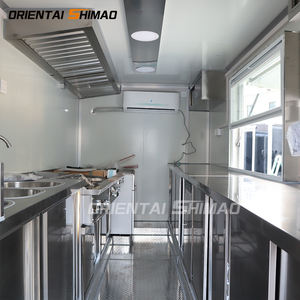 Custom Crepe Street USA Standard Business Rent Concession Cart Square Mobile Pizza Trailer Food Truck en venta Canadá - Product Image 2