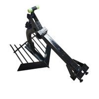 Arado Cosechador de Cacahuetes para Motocultor, Accesorio de Cosecha de 6.5 KG con Rejilla de Cribado y Profundidad Ajustable para Cultivos de Raíz en Pequeñas Granjas