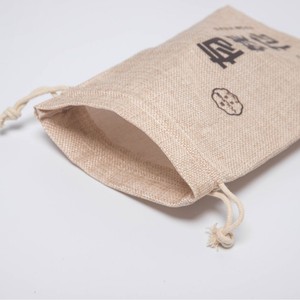 Fornitura esclusiva della fabbrica di cotone lino grezzo borsa con coulisse fagioli miglio regalo sacchetto di cotone lino panno di cotone - Product Image 3