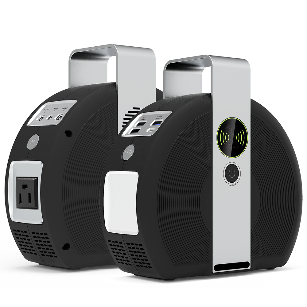 LED Lighting Portable Explore Handheld 100W Power Station Solar Generator for Outdoor Camping