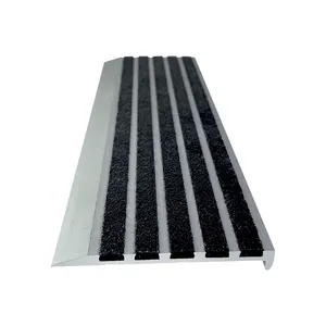 Carborundum-Infused Aluminum Stair Nosing Strips: Reliable Slip Prevention For Stairways