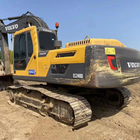 Machinerie de construction certifiée CE EPA, excavatrice sur chenilles VOLVO EC240D d'occasion, 22 tonnes, moteur puissant d'origine, EC240