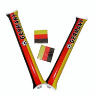 Maßgefertigte Aufblasbare Plastik-Fansticks 2026 Fußball Fanartikel Stadion-Partyzubehör Tragbarer Digitaldruck