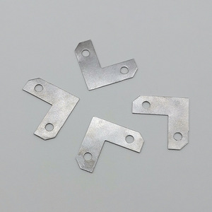 Hongzun Stainless Steel Corner <b>Bracket</b> 2 Hole Small L Shape Connector For Photo Frame Furniture Lighting Fixtures - Product Image 2