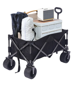 Tiện ích xe <span class=keywords><strong>Wagon</strong></span> ngoài trời cắm trại giỏ hàng bãi biển dã ngoại có thể gập lại cắm trại <span class=keywords><strong>Wagon</strong></span> có thể điều chỉnh nhiệm vụ nặng nề gấp ráp - Product Image 6