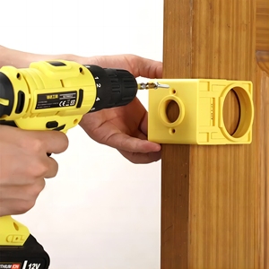 Naipu 4 cái cửa cài đặt Khóa Kit cho cửa gỗ có thể điều chỉnh hướng dẫn mẫu với Snap-<span class=keywords><strong>Lock</strong></span> cánh tay cửa lỗ Saw Locker - Product Image 4
