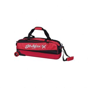 BSCI Factory 3 Ball Bowling <b>Bag</b> with <b>Wheels</b> & Retractable Handle - Product Image 6