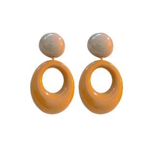 ต่างหูเงินแท้ทรงเข็มเงินฮ่องกง ดีไซน์ทันสมัย หรูหรา  แฟชั่นเฉพาะกลุ่ม  รูปทรงผีเสื้อ  ประดับเพชรทรงรี  สำหรับผู้หญิง - Product Image 1