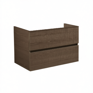 Meuble de rangement de cuisine à 2 tiroirs 80 x 45 x 52 cm en frêne foncé - Product Image 3