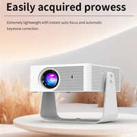 Avec support rabattable Smart Android 11.0 HD 720P Vidéo Home Cinéma Mini Projecteur Portable