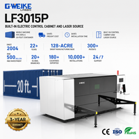 G.weike LF3015PII Zone de travail 3000*1500mm avec tiroir coulissant Machine de découpe laser à fibre à couverture complète