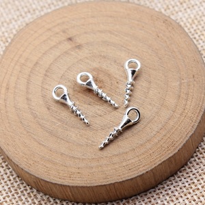 Colgante de Aleación de Zinc Plateado Antiguo con Diseño de <span class=keywords><strong>Sacacorchos</strong></span> Espiral de 16x4.8mm para Regalo de Sommelier - Product Image 2
