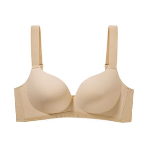 Sujetador de talla grande para mujer, sujetador antiflacidez, patrón sólido fino, Copa redonda, refuerzo de realce, <span class=keywords><strong>ropa</strong></span> <span class=keywords><strong>interior</strong></span> sin montura, sin rastro para niñas regordetas - Product Image 5