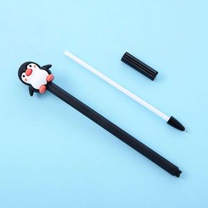 Bolígrafos de Gel de Goma Azules Personalizados con Forma de Pingüino y Oso Polar de 0.5 mm al por Mayor - Product Image 2
