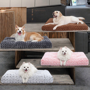 大型犬用クレートパッドベッドマット、小型犬、中型犬、大型犬、猫用、おしゃれなフォームペットベッド、ケネルパッド、人間用 - Product Image 3