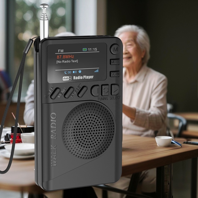 Retro Fortune Rechargeable Dab Receiver Portable DAB DAB+FM Radio