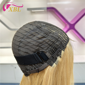 HD Dentelle Frontale Naturel Pérou Vierge Perruque de Cheveux Humains Courte Droite Bob avec des Cheveux de Bébé <span class=keywords><strong>Blond</strong></span> Miel pour les Femmes Noires - Product Image 5