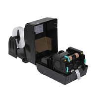 Impresora de etiquetas de transferencia térmica de 4 pulgadas con USB para imprimir etiquetas adhesivas y etiquetas de cuidado de lavado que proporcionan software gratuito